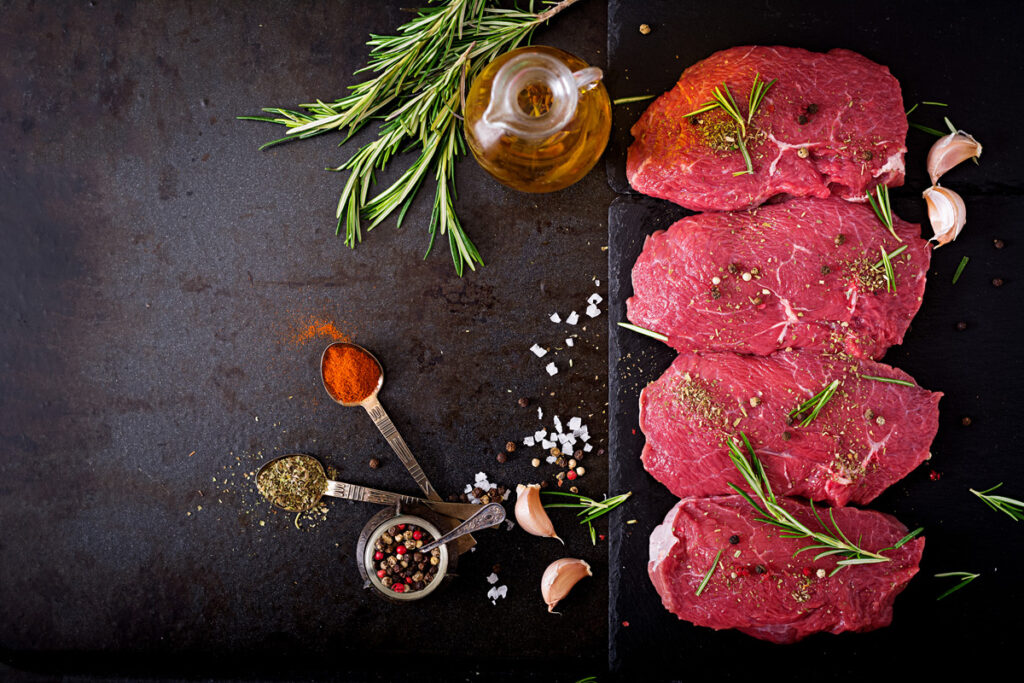 Rauwe biefstuk met rozemarijn kruiden | Bonne Viande